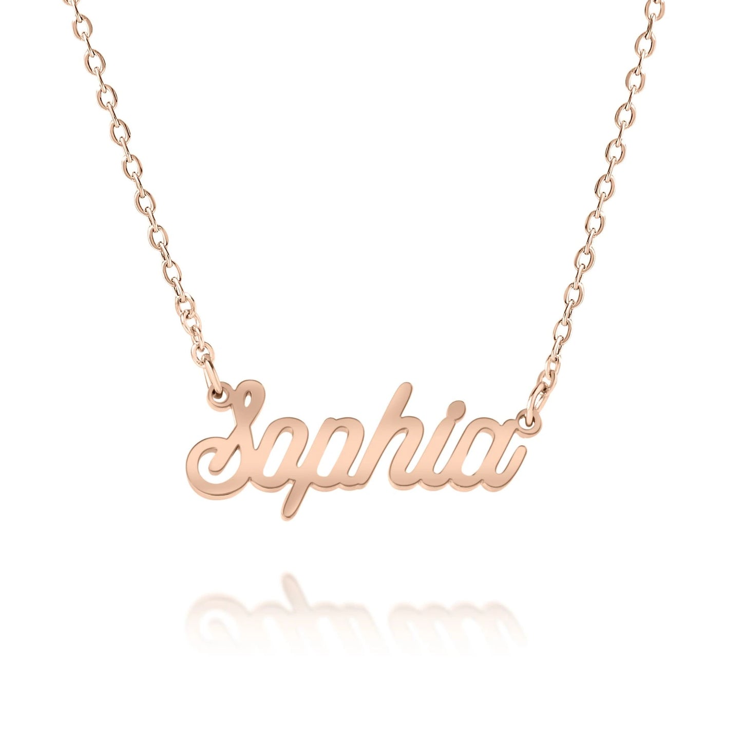 Personalized Name Necklace with Fine Chain