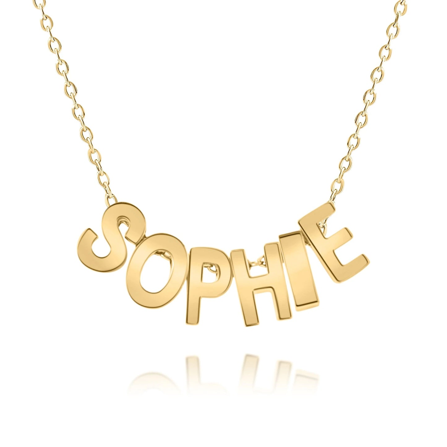 Collier Personnalisé Initiale Petites Lettres