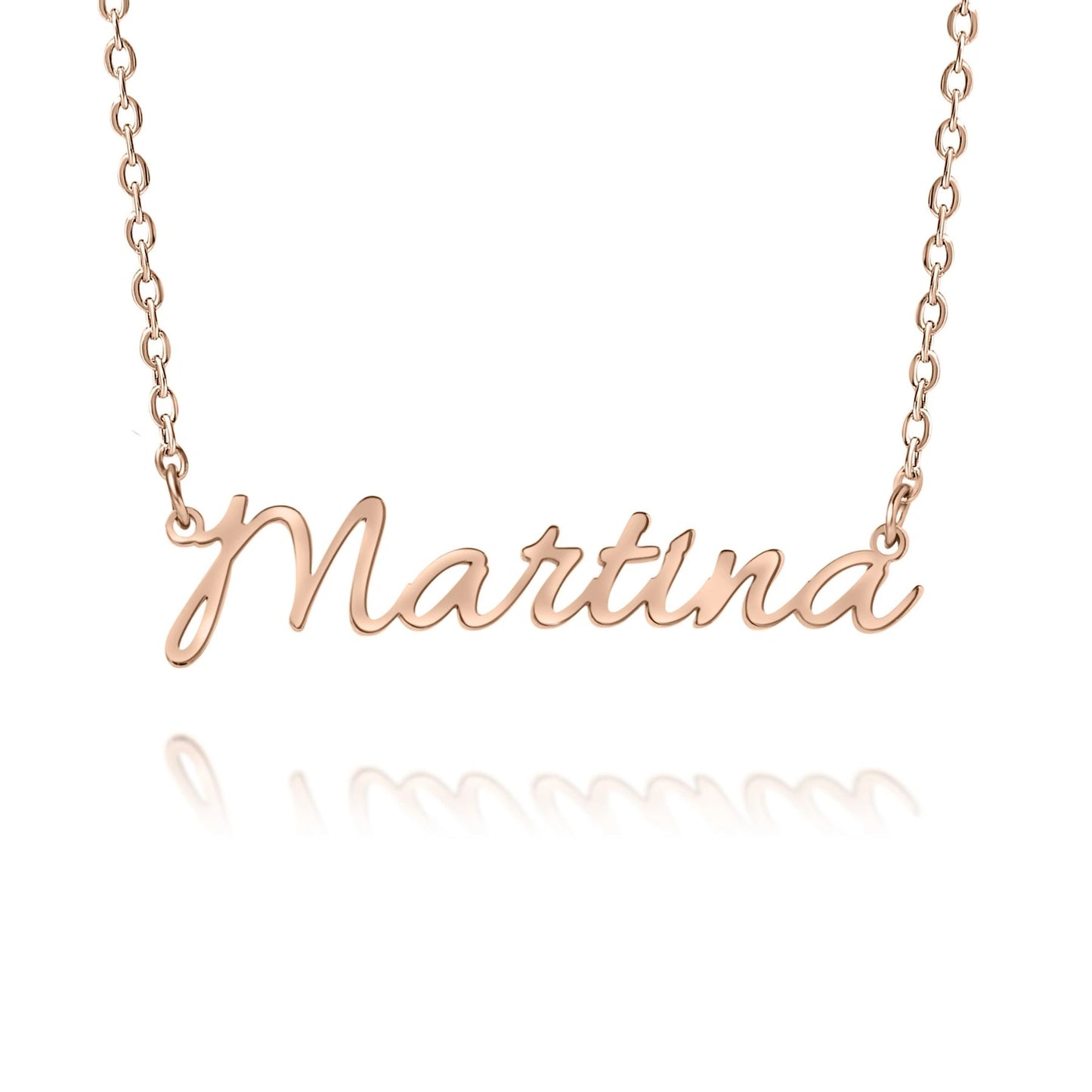 Allure Script Necklace