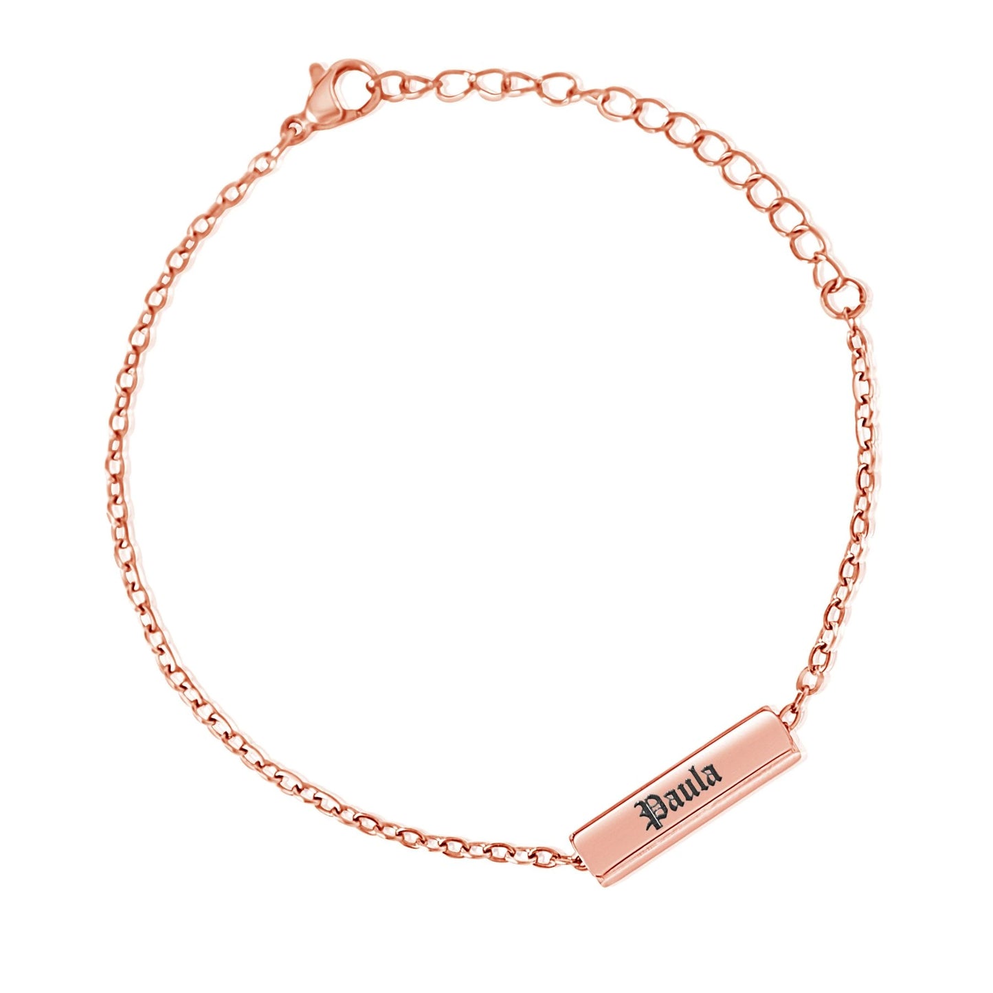 Personalized 3D Bar Bracelet