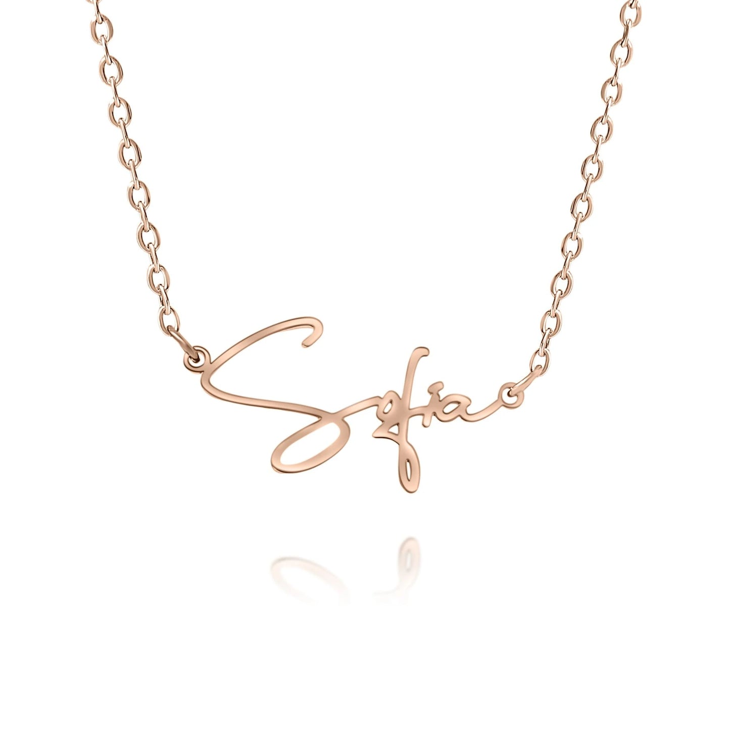 Star Script Necklace