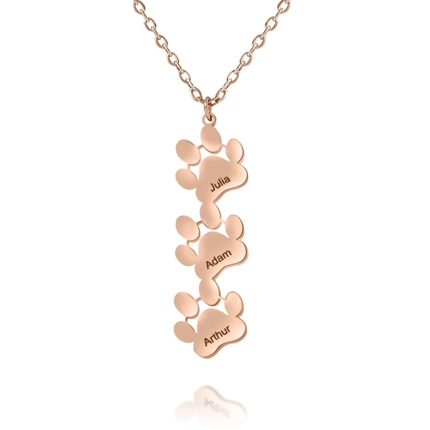 Necklace with Dog & Cat Paws