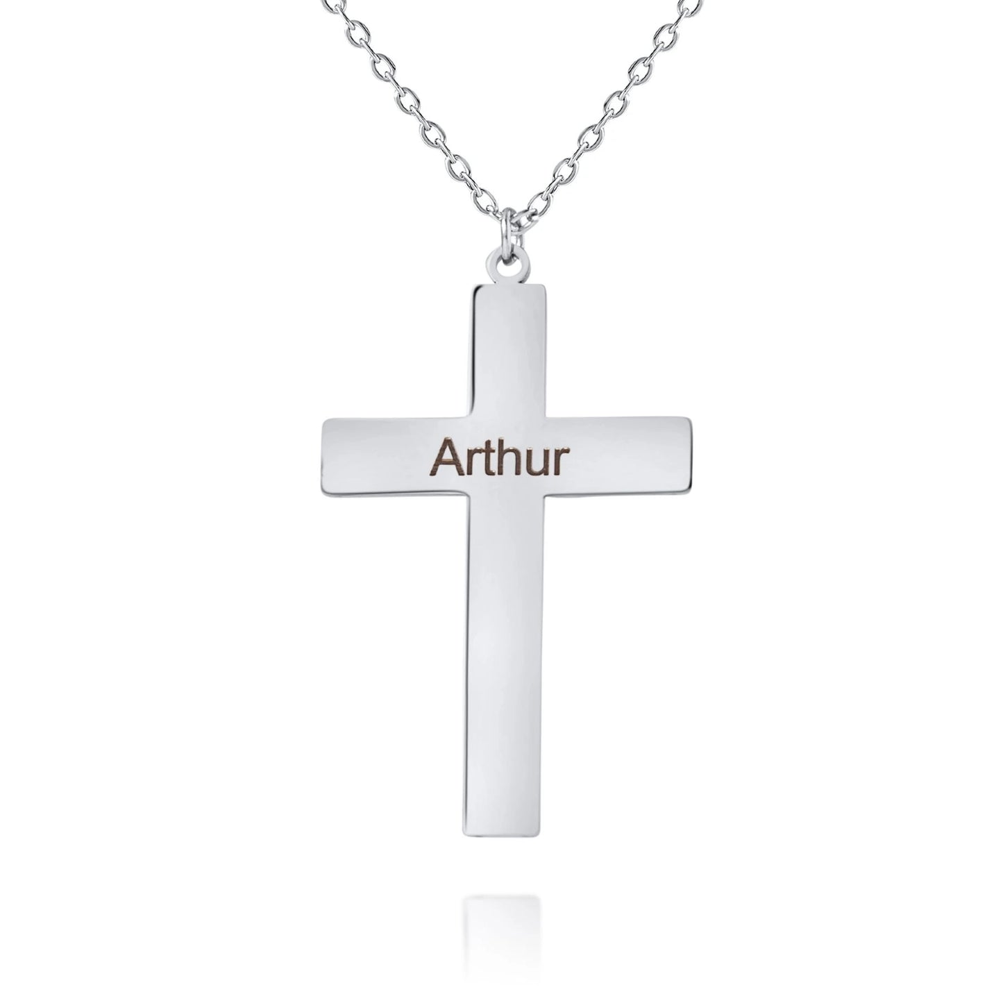 Men’s Personalized Cross Necklace