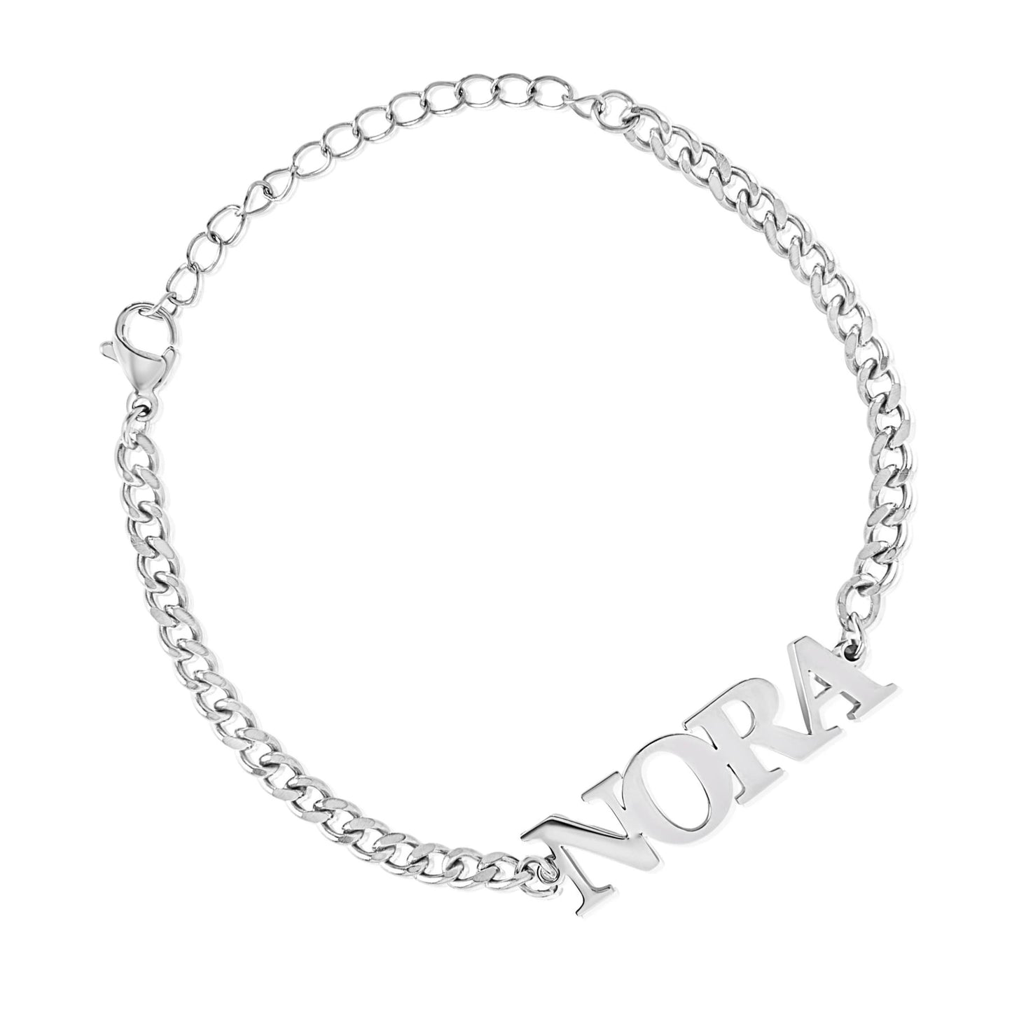 Pulsera con Nombre en Mayúsculas Personalizada