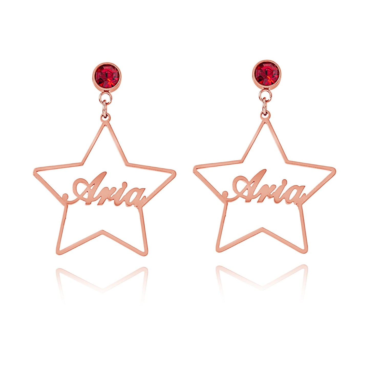 Personalized Star Earrings