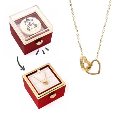 Coffret Surprise d'Anniversaire & Collier Personnalisé