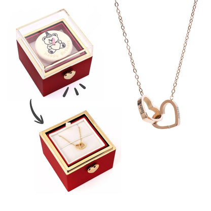 Coffret Surprise d'Anniversaire & Collier Personnalisé