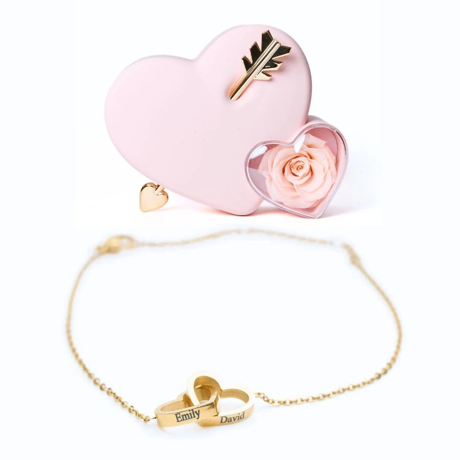 Eternal Love & Personalized Bracelet