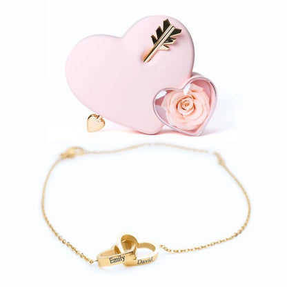 Eternal Love & Personalized Bracelet