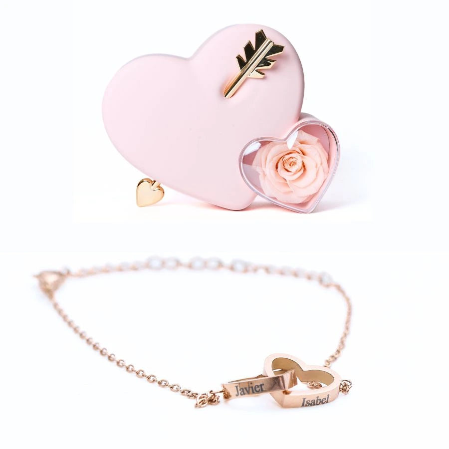 Eternal Love & Personalized Bracelet