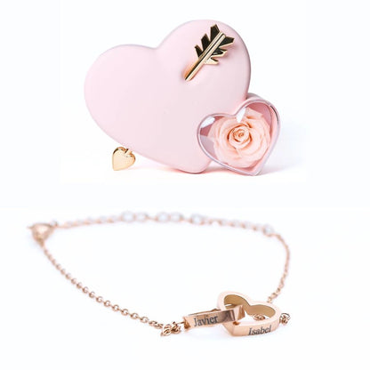 Eternal Love & Personalized Bracelet