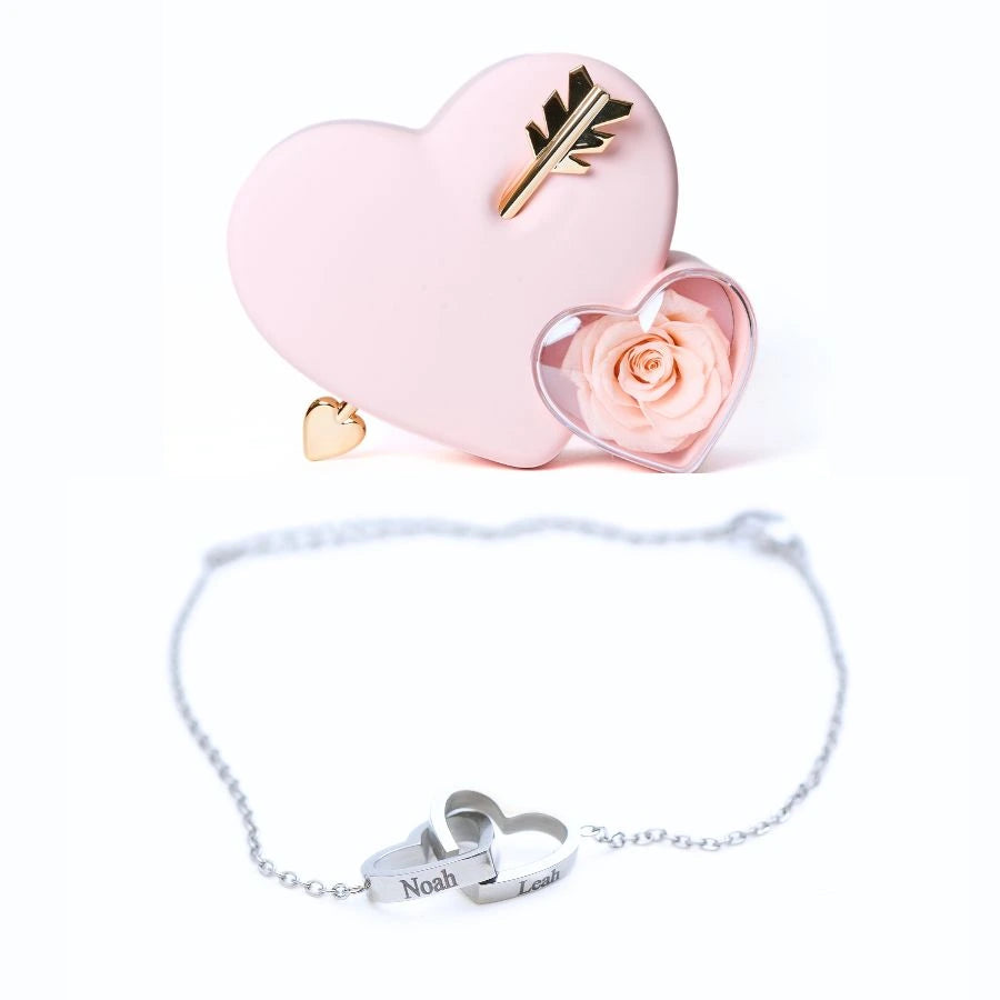 Eternal Love & Personalized Bracelet