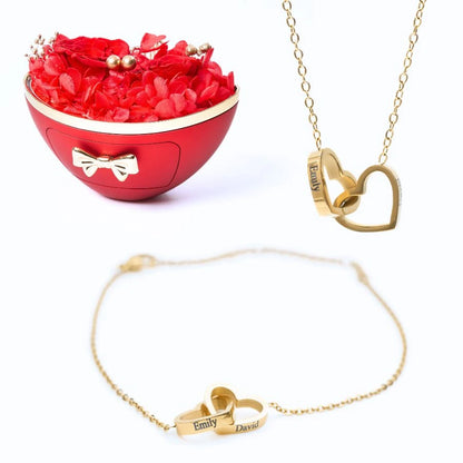Fidélité Éternelle & Bracelet & Collier Personnalisés