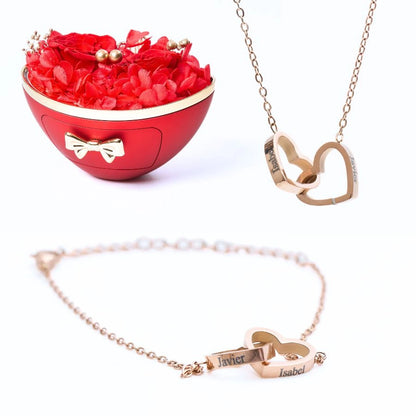 Fidélité Éternelle & Bracelet & Collier Personnalisés