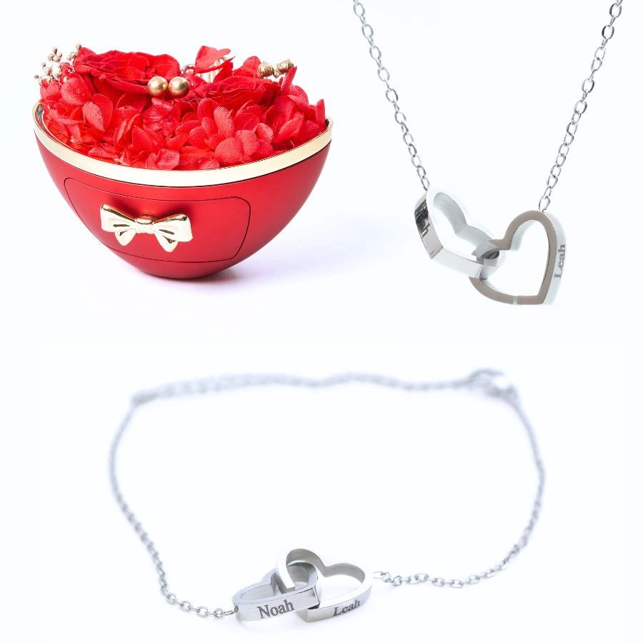 Fidélité Éternelle & Bracelet & Collier Personnalisés
