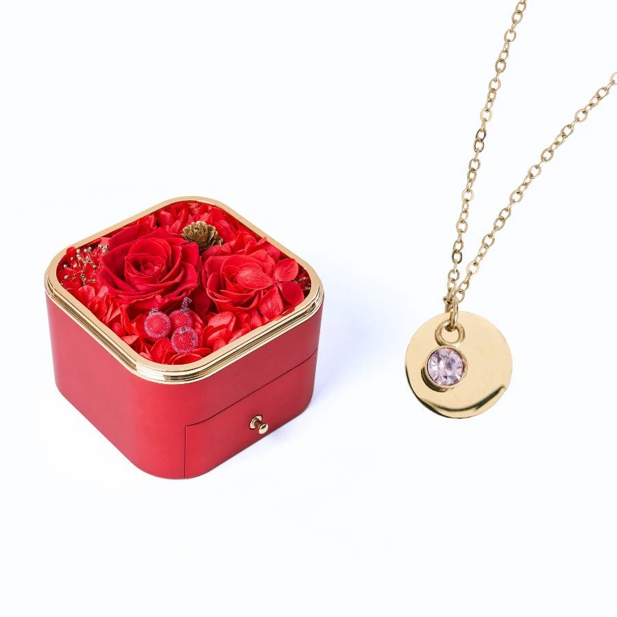 Eternal Happiness & Personalized Disc Necklace