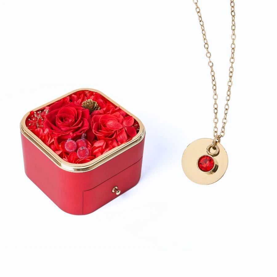 Eternal Happiness & Personalized Disc Necklace