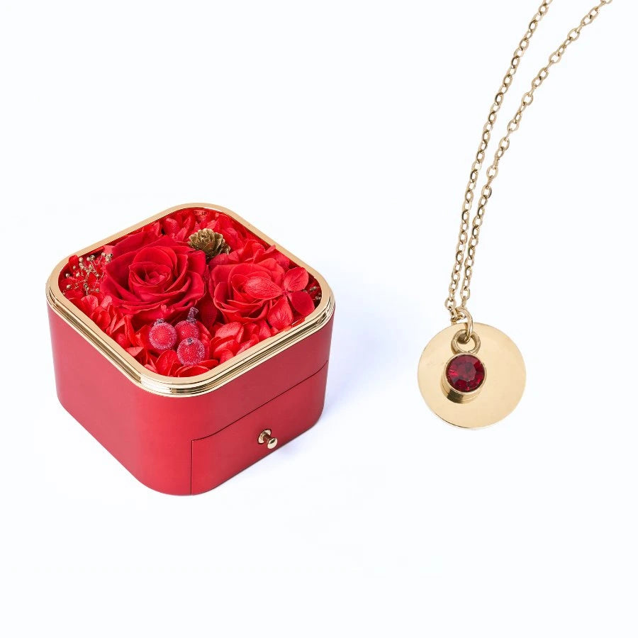 Eternal Happiness & Personalized Disc Necklace
