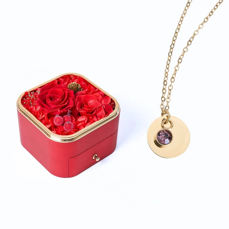 Eternal Happiness & Personalized Disc Necklace