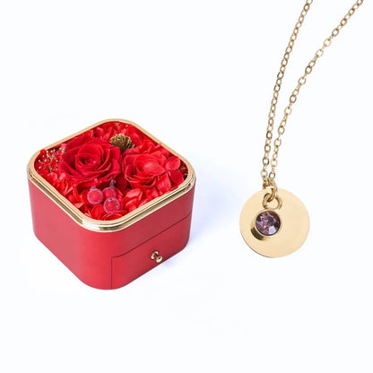 Eternal Happiness & Personalized Disc Necklace