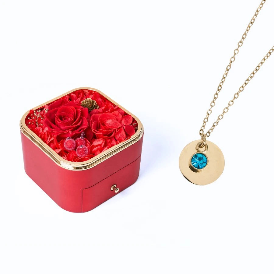 Eternal Happiness & Personalized Disc Necklace