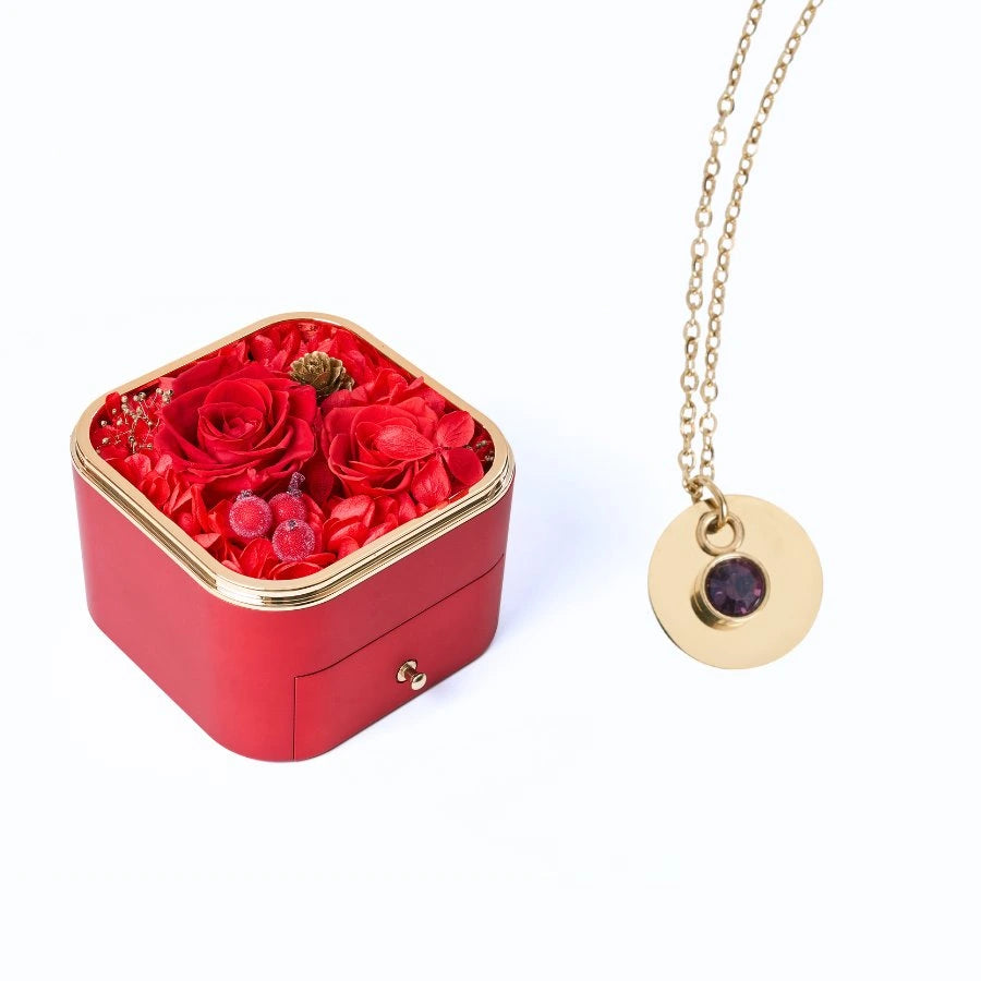Eternal Happiness & Personalized Disc Necklace