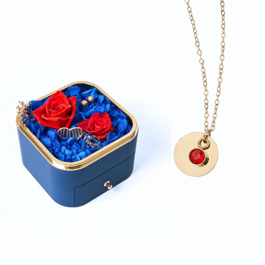 Eternal Happiness & Personalized Disc Necklace