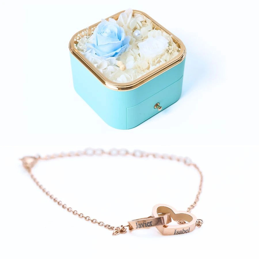 Bonheur Éternel & Bracelet Personnalisé