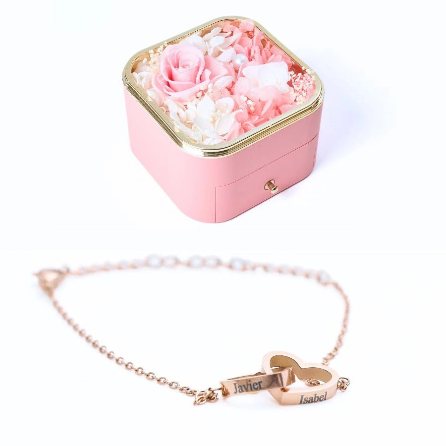 Bonheur Éternel & Bracelet Personnalisé