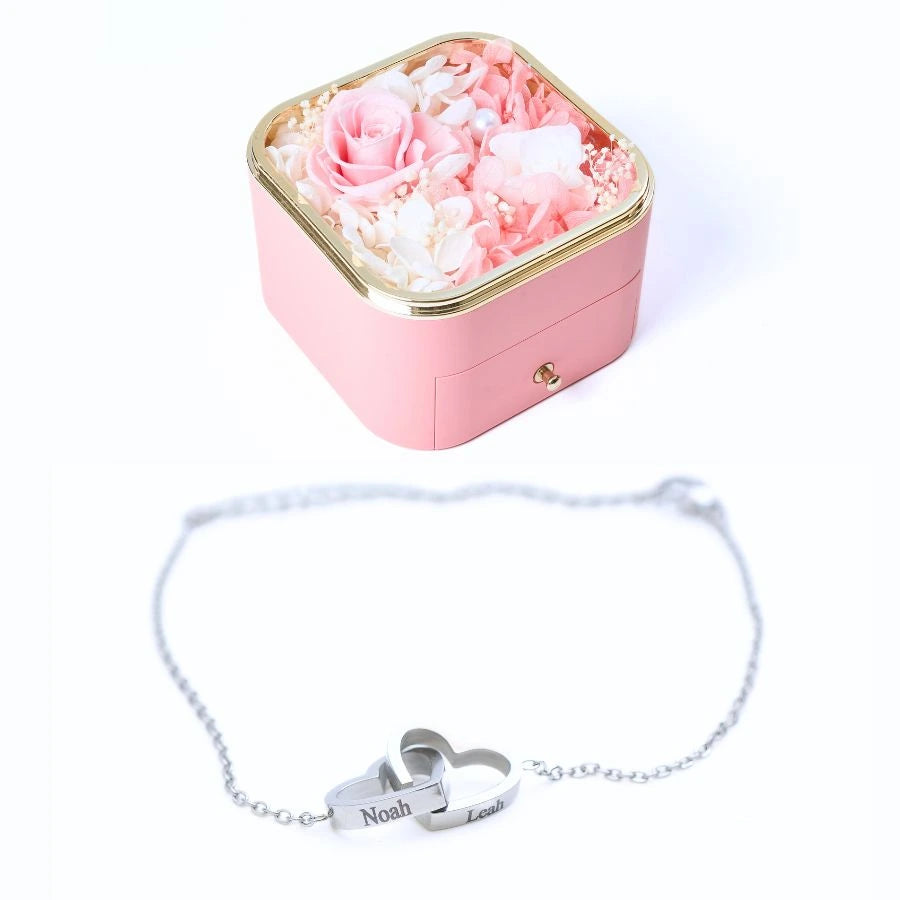 Eternal Happiness & Personalized Bracelet