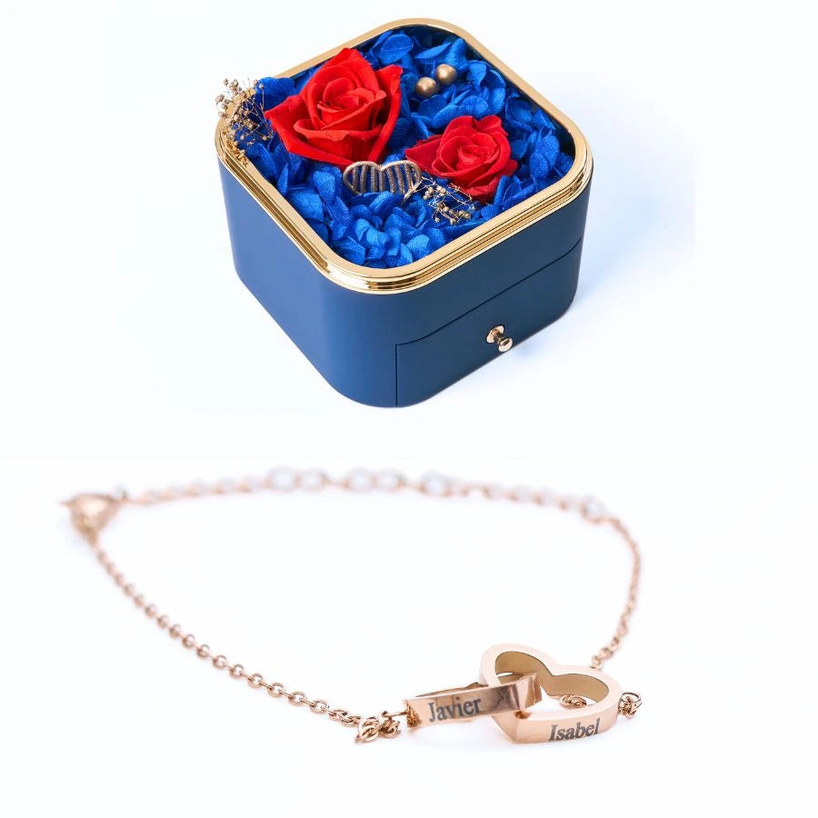 Bonheur Éternel & Bracelet Personnalisé