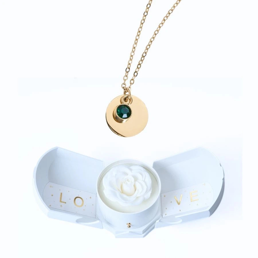 Harmonie Éternelle et Collier Disque Personnalisé