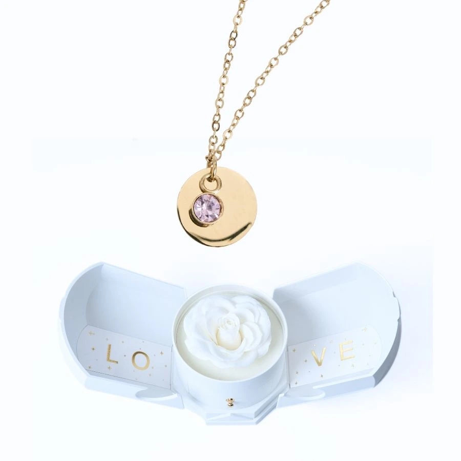 Harmonie Éternelle et Collier Disque Personnalisé