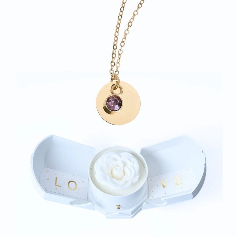 Harmonie Éternelle et Collier Disque Personnalisé