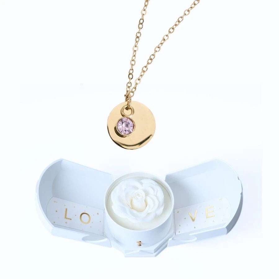 Harmonie Éternelle et Collier Disque Personnalisé