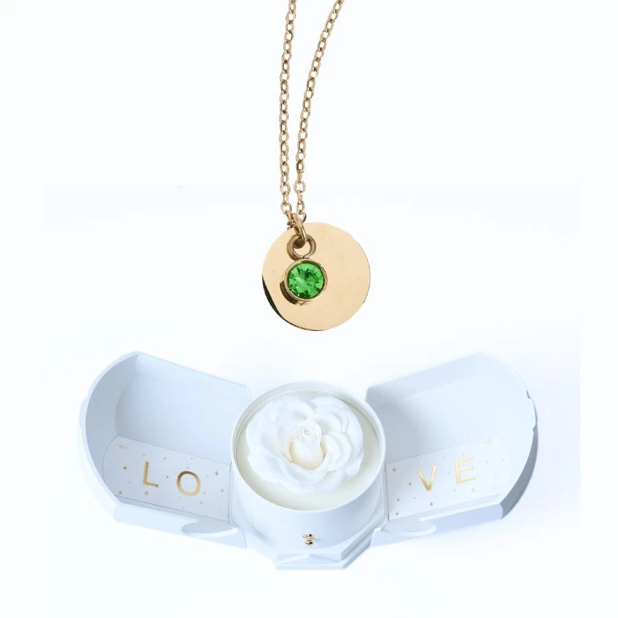 Harmonie Éternelle et Collier Disque Personnalisé