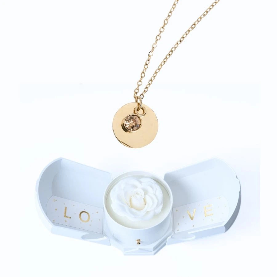 Harmonie Éternelle et Collier Disque Personnalisé