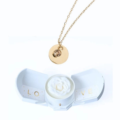 Harmonie Éternelle et Collier Disque Personnalisé