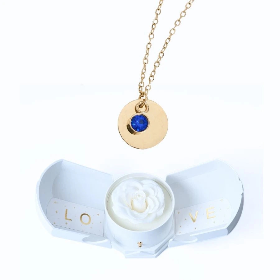 Harmonie Éternelle et Collier Disque Personnalisé