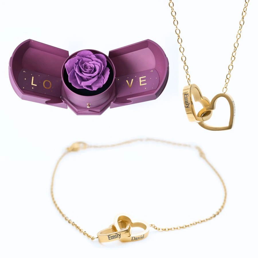 Harmonie Éternelle & Bracelet & Collier Personnalisés