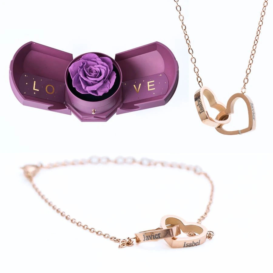 Harmonie Éternelle & Bracelet & Collier Personnalisés