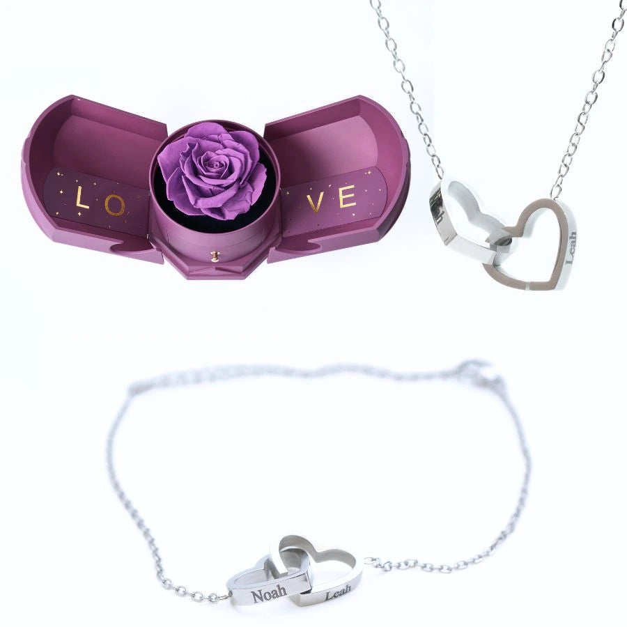 Harmonie Éternelle & Bracelet & Collier Personnalisés