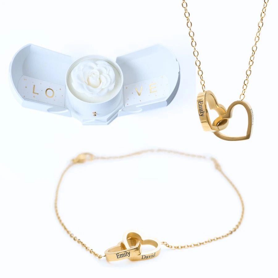 Harmonie Éternelle & Bracelet & Collier Personnalisés