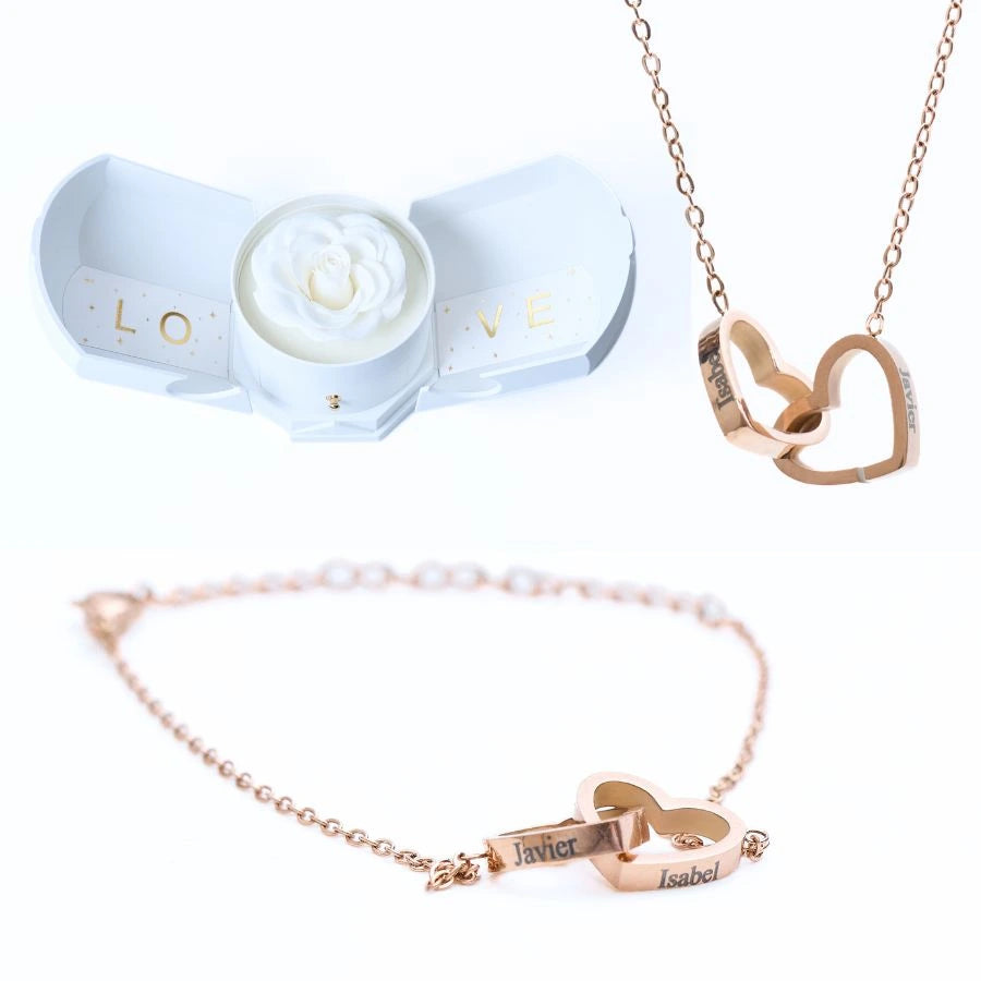Harmonie Éternelle & Bracelet & Collier Personnalisés