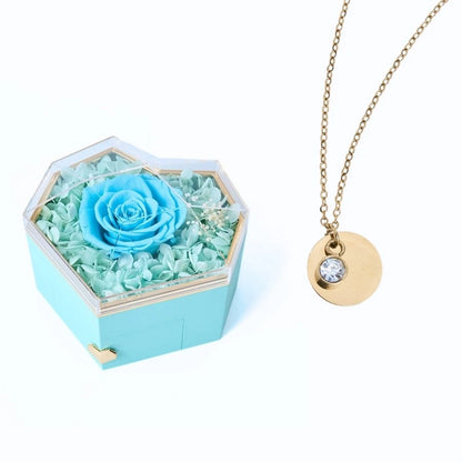 Collar Corazón Eterno & Disco Personalizado