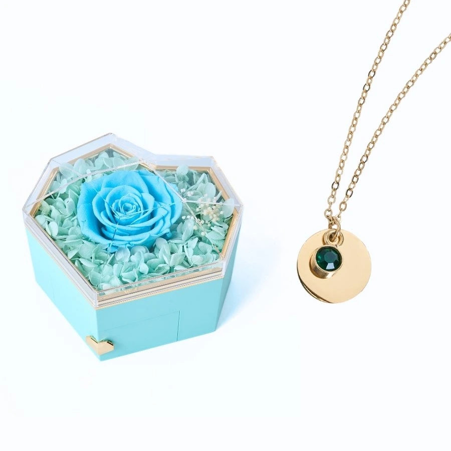 Collar Corazón Eterno & Disco Personalizado