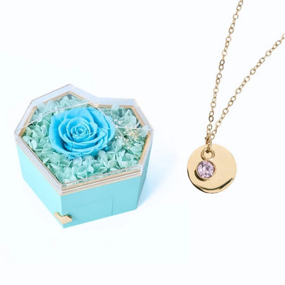 Collar Corazón Eterno & Disco Personalizado