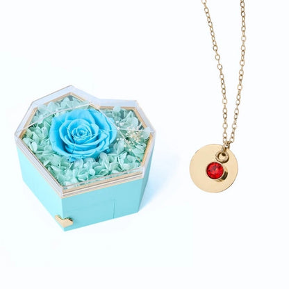 Collar Corazón Eterno & Disco Personalizado