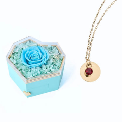 Collar Corazón Eterno & Disco Personalizado