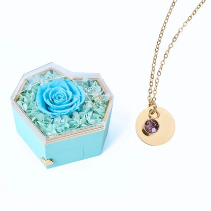 Collar Corazón Eterno & Disco Personalizado